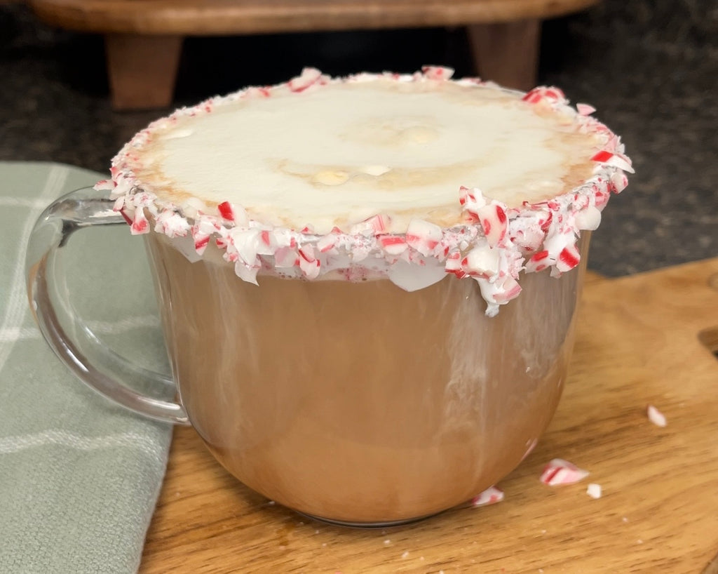 Image of chocolate drink in teacup