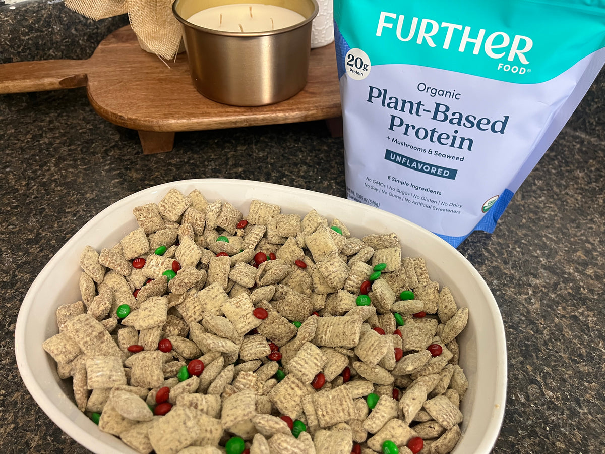 Image of protein powder bag with puppy chow