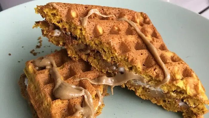 Anti-Inflammatory-Adaptogenic-Turmeric-Waffles Further Food