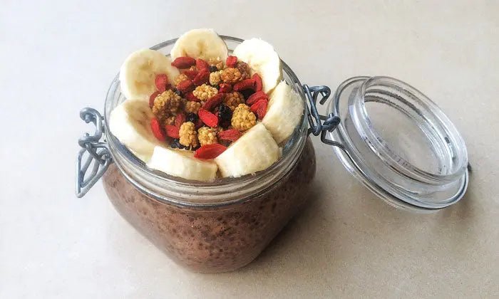 Coconut-Chocolate-Almond-Chia-Pudding Further Food