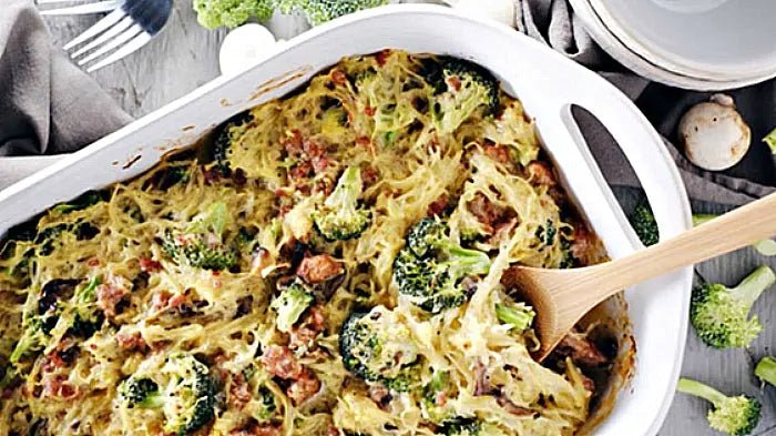 Creamy-Garlic-Spaghetti-Squash-Casserole-Paleo-Gluten-Free-and-Dairy-Free Further Food