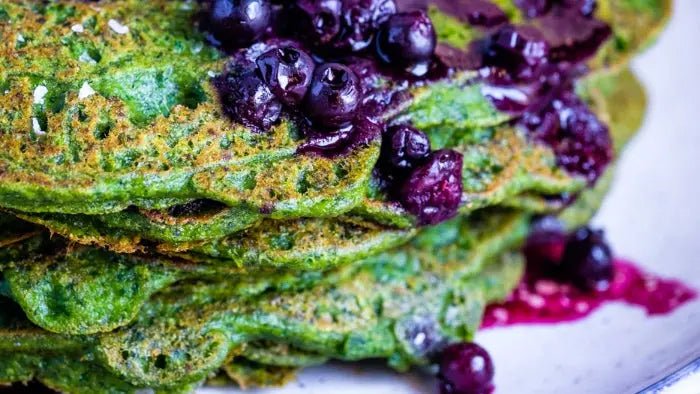 High-Protein-Spinach-Pancakes-Paleo-No-Sugar-Added Further Food