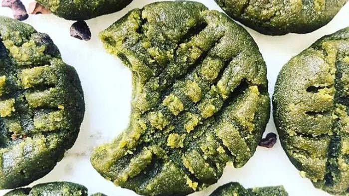 Matcha-Cacao-Collagen-Cookies-Gluten-Free-Low-Carb Further Food