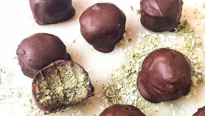 Matcha-Coconut-Protein-Balls-Gluten-Free-Dairy-Free Further Food