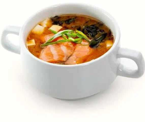 Simple-Miso-Soup-with-Salmon-Tofu-and-Mushrooms Further Food