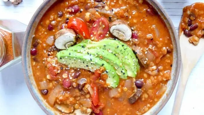 Vegan-and-Protein-Packed-Lentil-and-Bean-Tomato-Stew Further Food