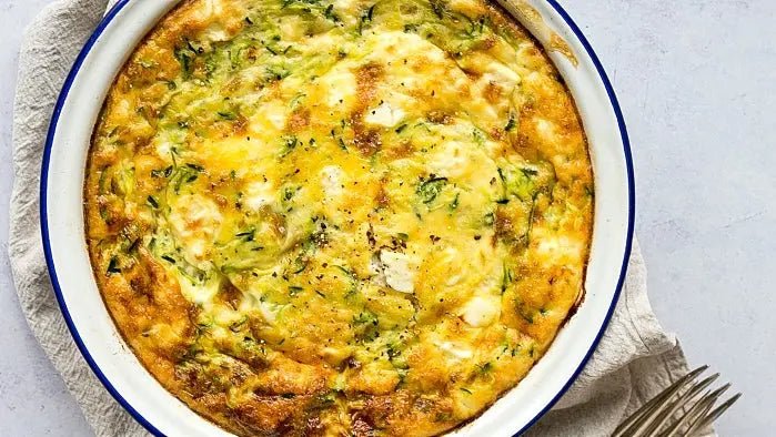 Zucchini and Feta Frittata (Gluten-Free, Low-Carb, Low-FODMAP)