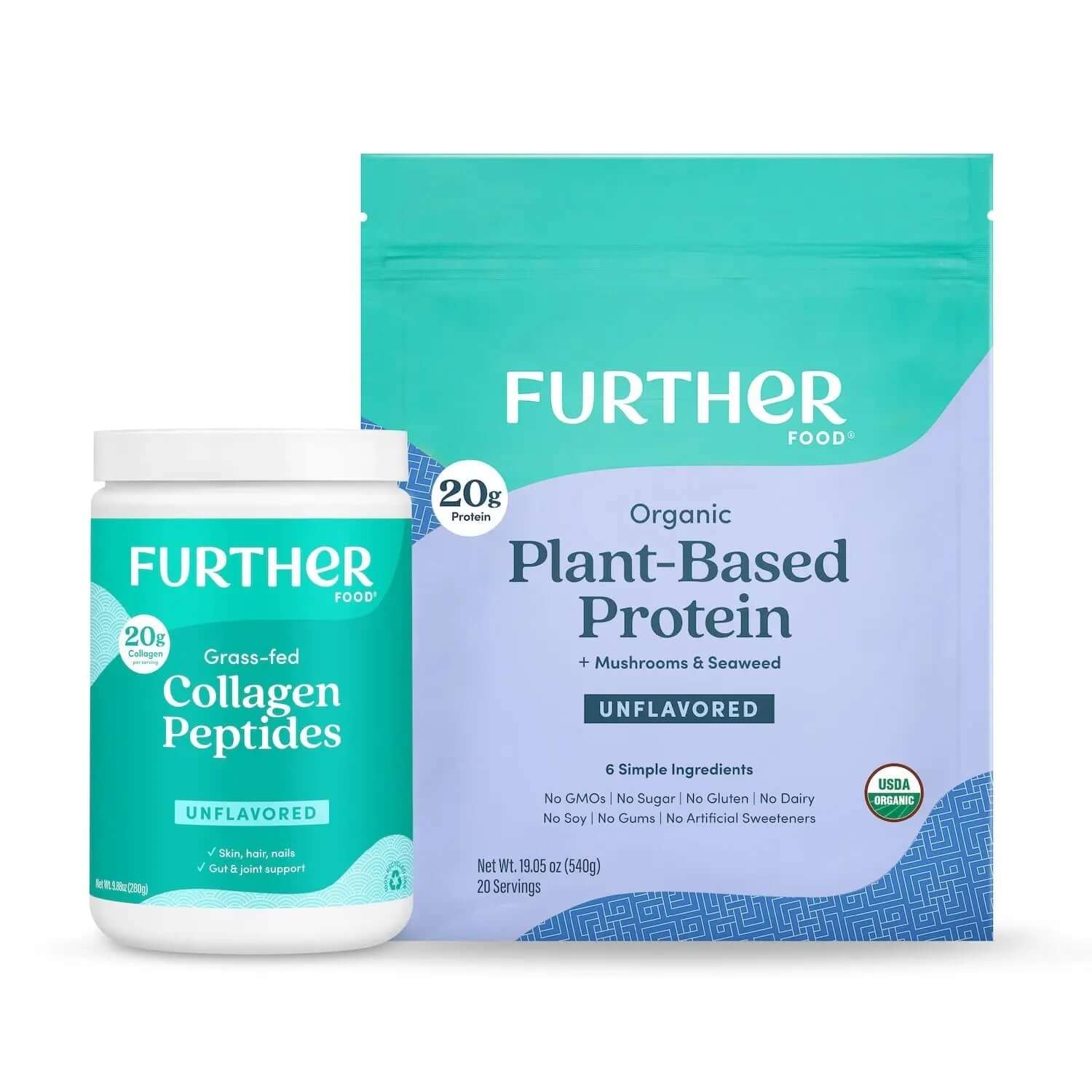 Beauty & Strength Bundle: Protein and Collagen | Further Food | Further Food