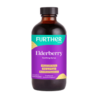 Elderberry Soothing Syrup - Further Food 1-Pack: Elderberry Syrup contains cloves to fight infection, honey to soothe throat irritation, elderberry to support the immune system and cinnamon as a potent anti-inflammatory