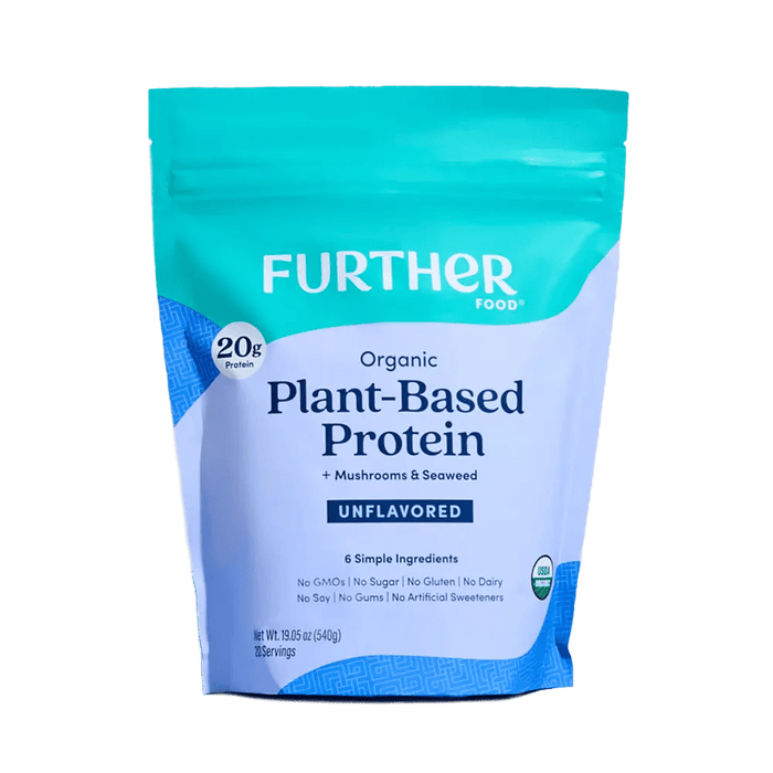 Unflavored Plant-Based Protein - Further Food. Organic pea-protein