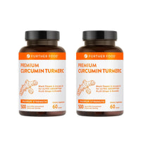 Premium Curcumin Turmeric | Further Food | 2-Pack