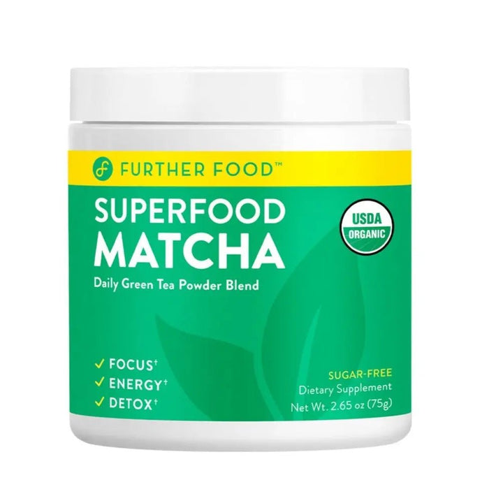 Superfood Matcha - Further Food - Superfood Matcha Green Tea Powder Blend
