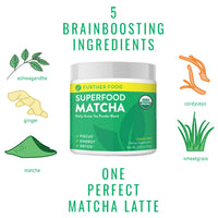 Superfood Matcha - Further Food -  Matcha green tea powder - organic matcha powder - matcha supplement