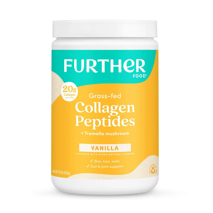 Vanilla Collagen Peptides Powder - Further Food -  10.4-Ounce-14-SERVINGS