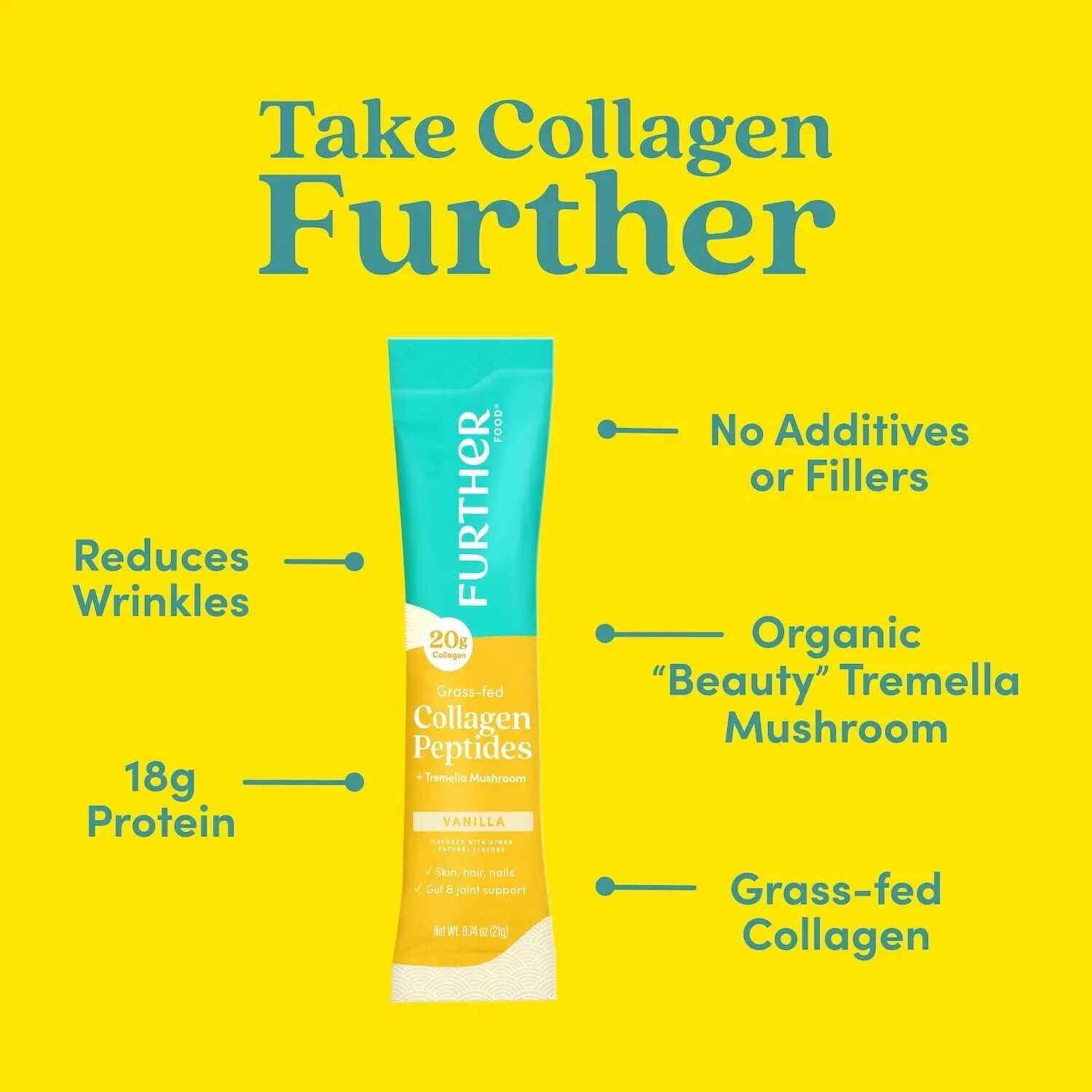 Vanilla Collagen Sampler Pack (4 ct.) | Further Food